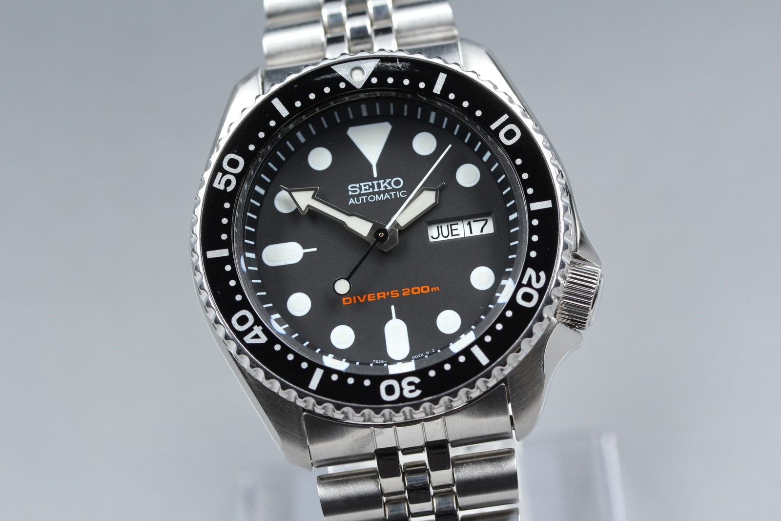 [Exc+5] Seiko Scuba Diver’s 7S26-0020 SKX007 Automatic Black 21J Men’s Watch