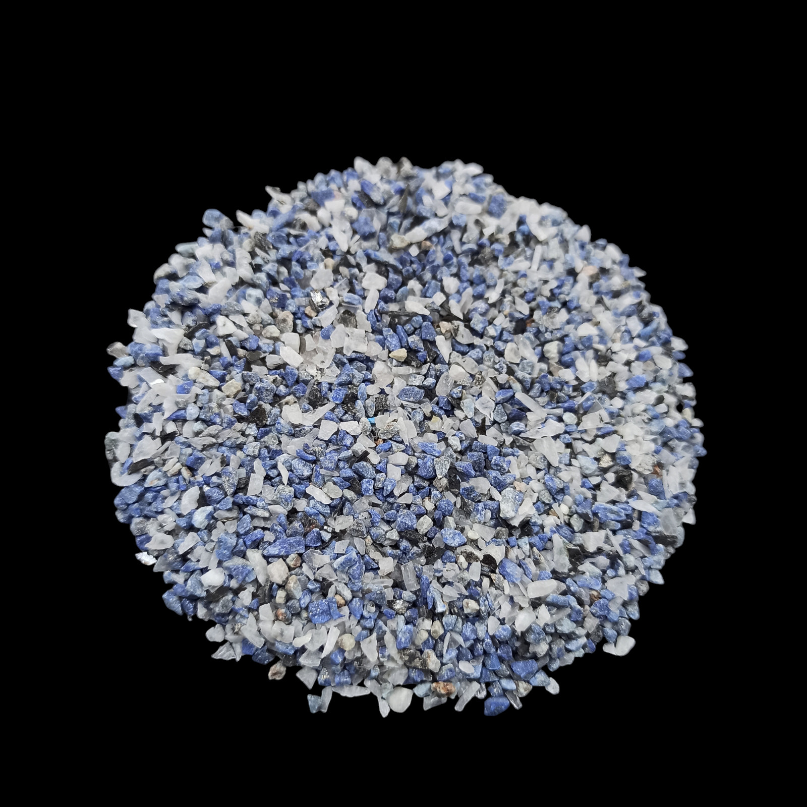 Lapis Moonstone Mix 1-3mm gemstone crushed Coarse 1-3mm Gemstone For Wood inlay