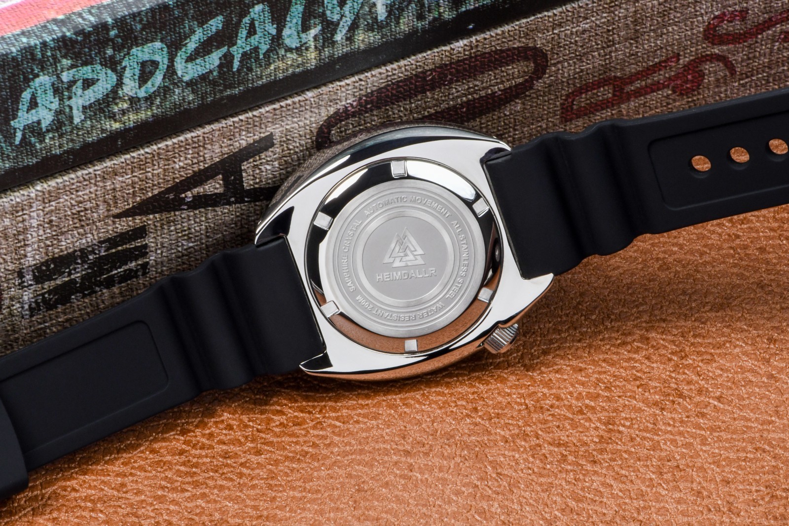 Heimdallr Sharkey 6105 Willard NH36 Day Date Automatic Watch Turtle Diver 45mm