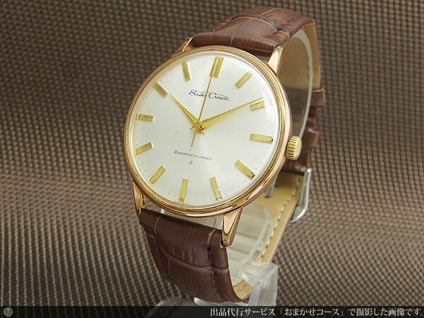 SEIKO Crown J15003 ED Dial Cal.560 Manual Winding Vintage Watch 1962’s