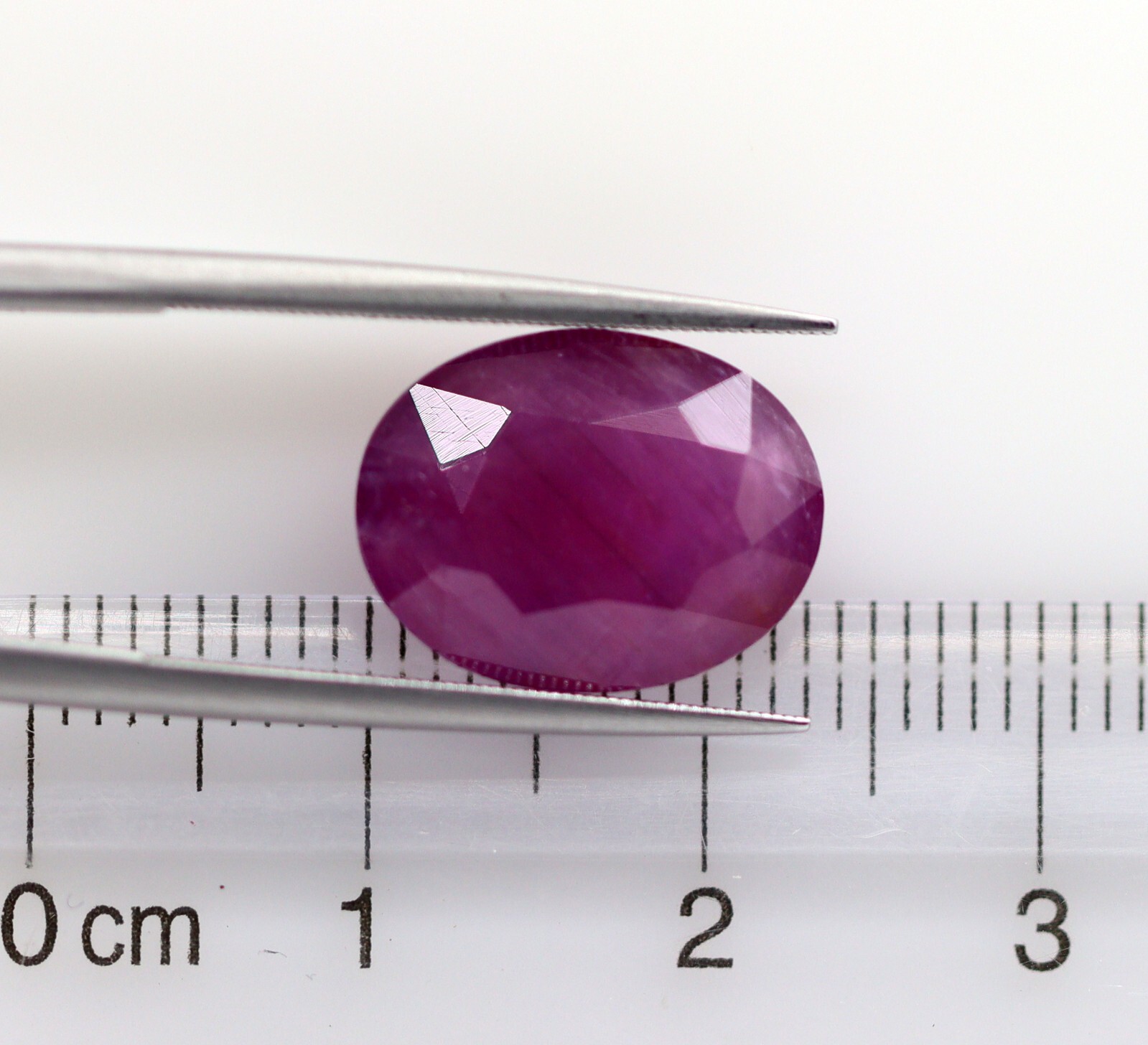 Purplish Red Natural Ruby Loose Oval 13×10 mm No Heat Certified Gemstone 6.26 Ct