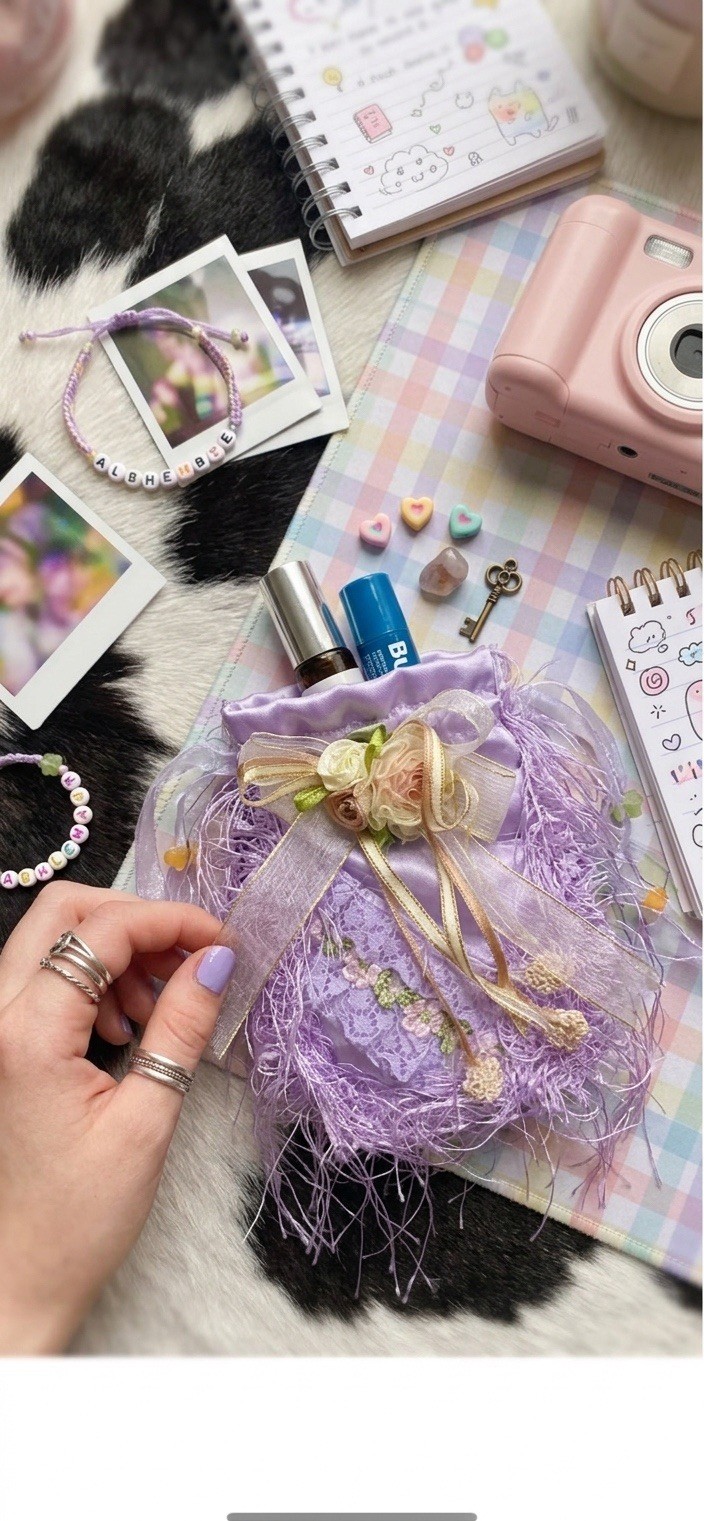 24 pcs Lolita Lacy Bag Small Bags for Girl Mix Pink White Purple Blue 6 colors