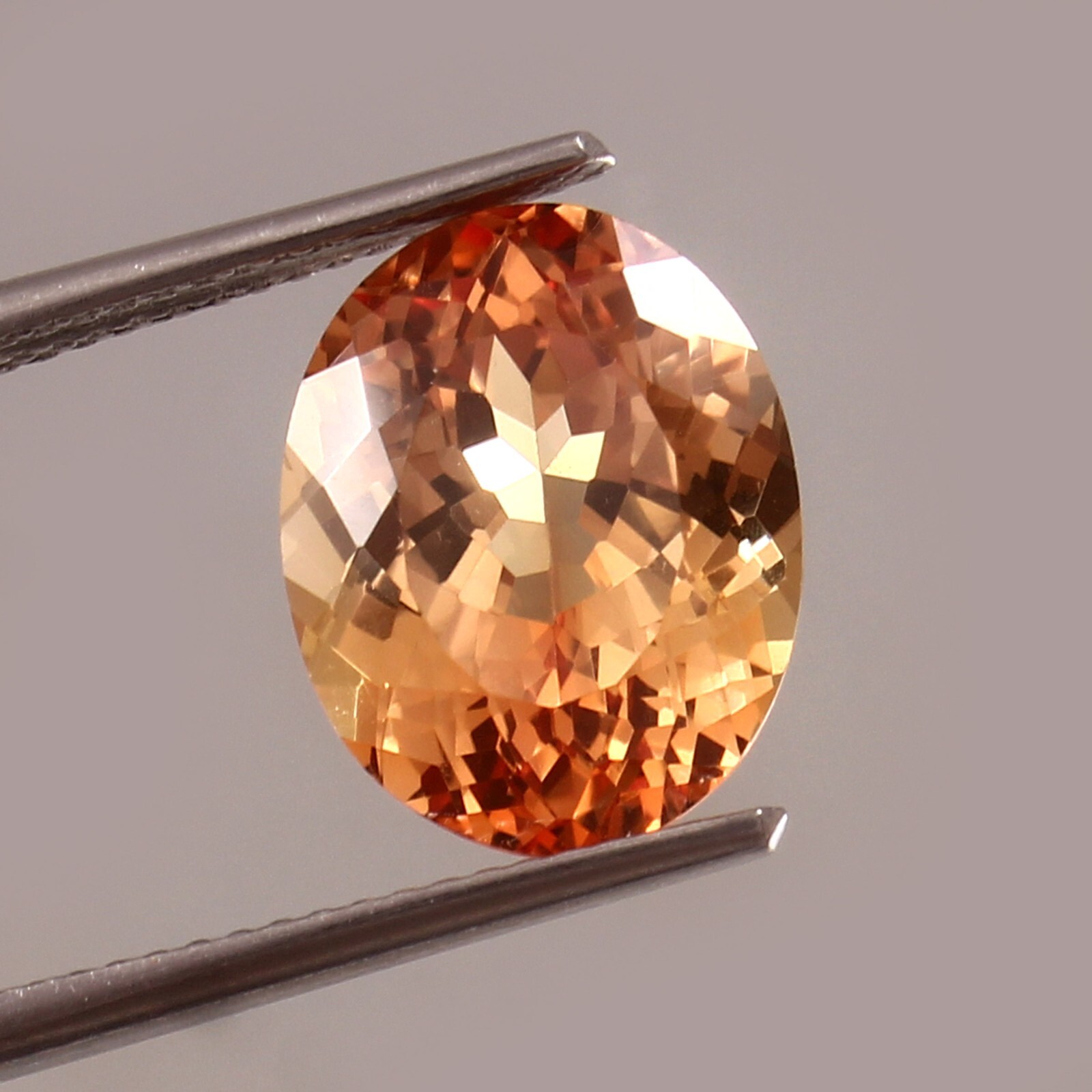 7.00Ct Natural Ceylon Padparadscha Sapphire Oval Cut Loose Gemstone 12×10 MM