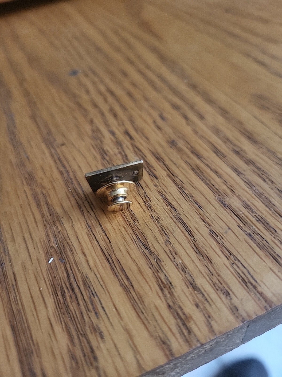 Kmart 5 Years Anniversary Pin, Vintage, Gold Color, Lapel Pin With Backer