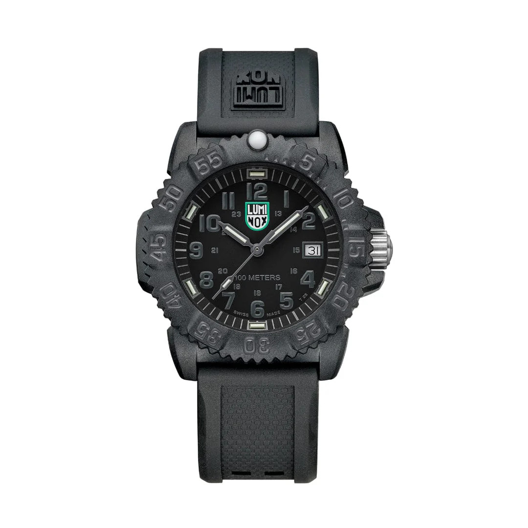 Luminox 37mm G Sea Lion Black Dial Carbonox Case Polyurethane 100m Watch X2.2072