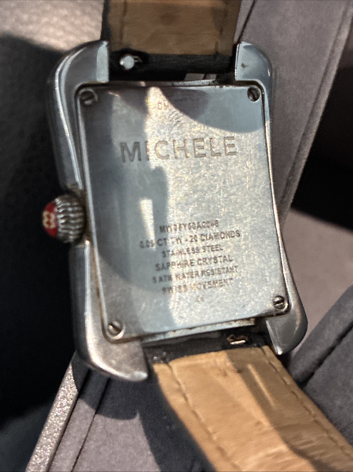 Michele Diamond and Mother of Pearl Dial Ladies Wristwatch