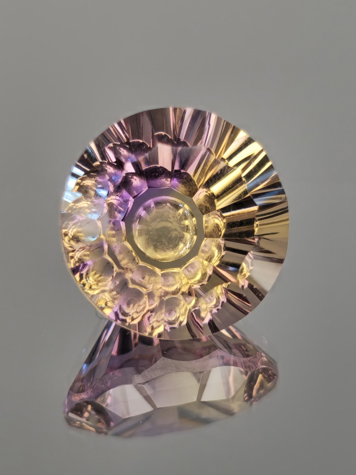 Ametrine Untreated 5.85 Carat Bolivian Princess Anahí Mine Bi Color Natural Gem