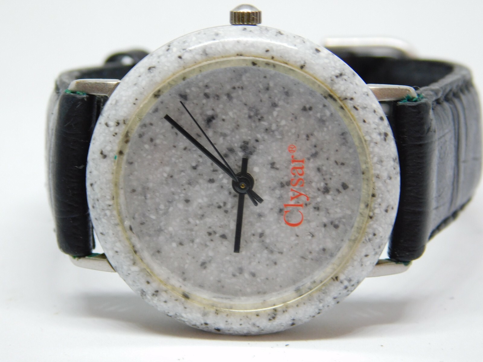 Clysar Ceramic Genuine Leather Quartz Analog Women’s Watch New Battery