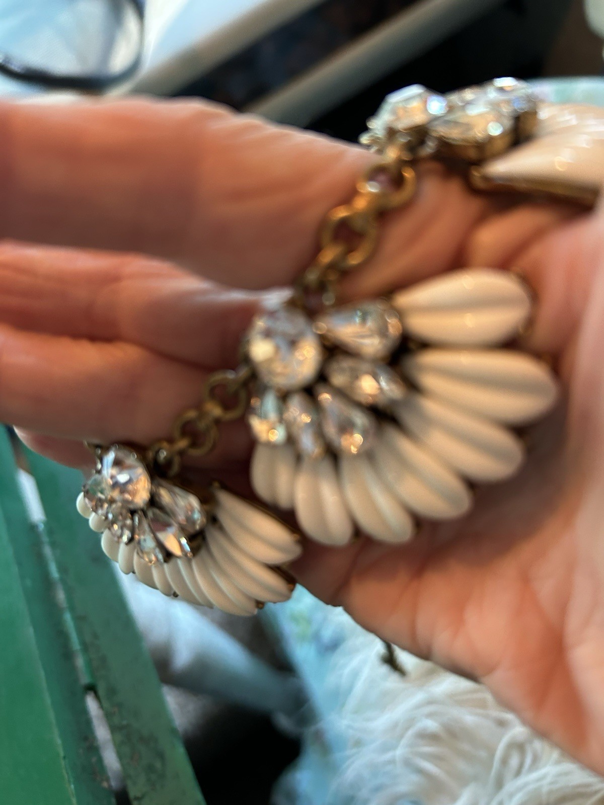 Beautiful Bib Necklace Stunning With A Black Sweater Or Dress Lots Of Sparkle