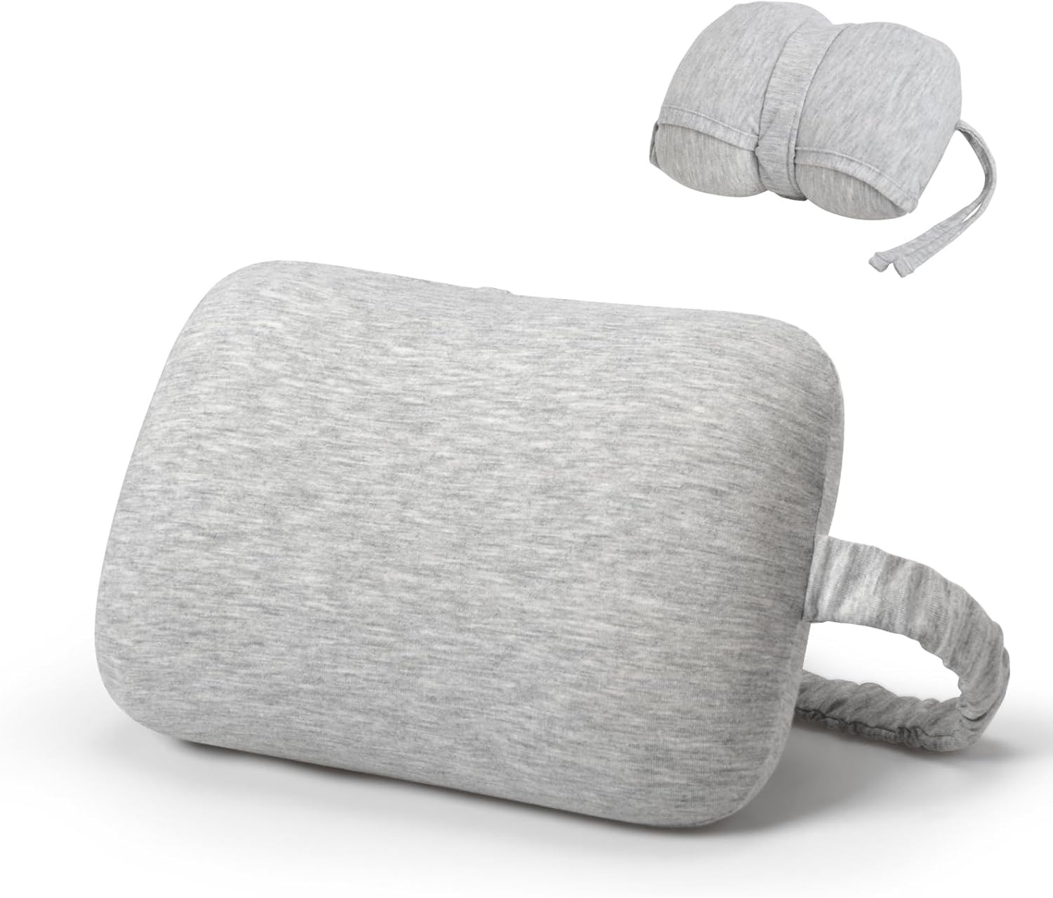 Portable Small Travel Pillow, Made with Soft Memory Foam Pillow and Breathable C