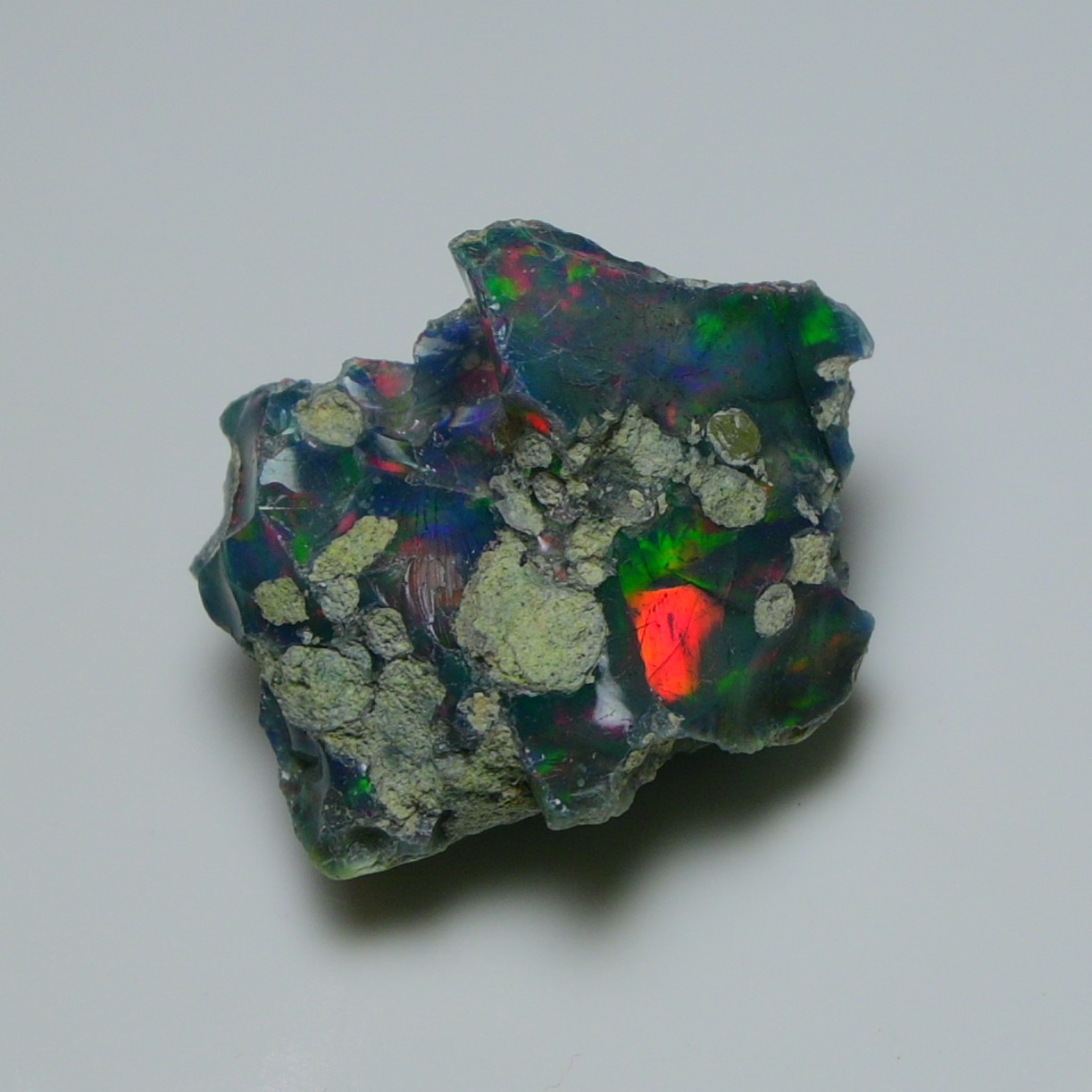 20.00 Ct Natural Black Ethiopian Opal Rough – Ideal for Jewelry, Smoked Opal Raw