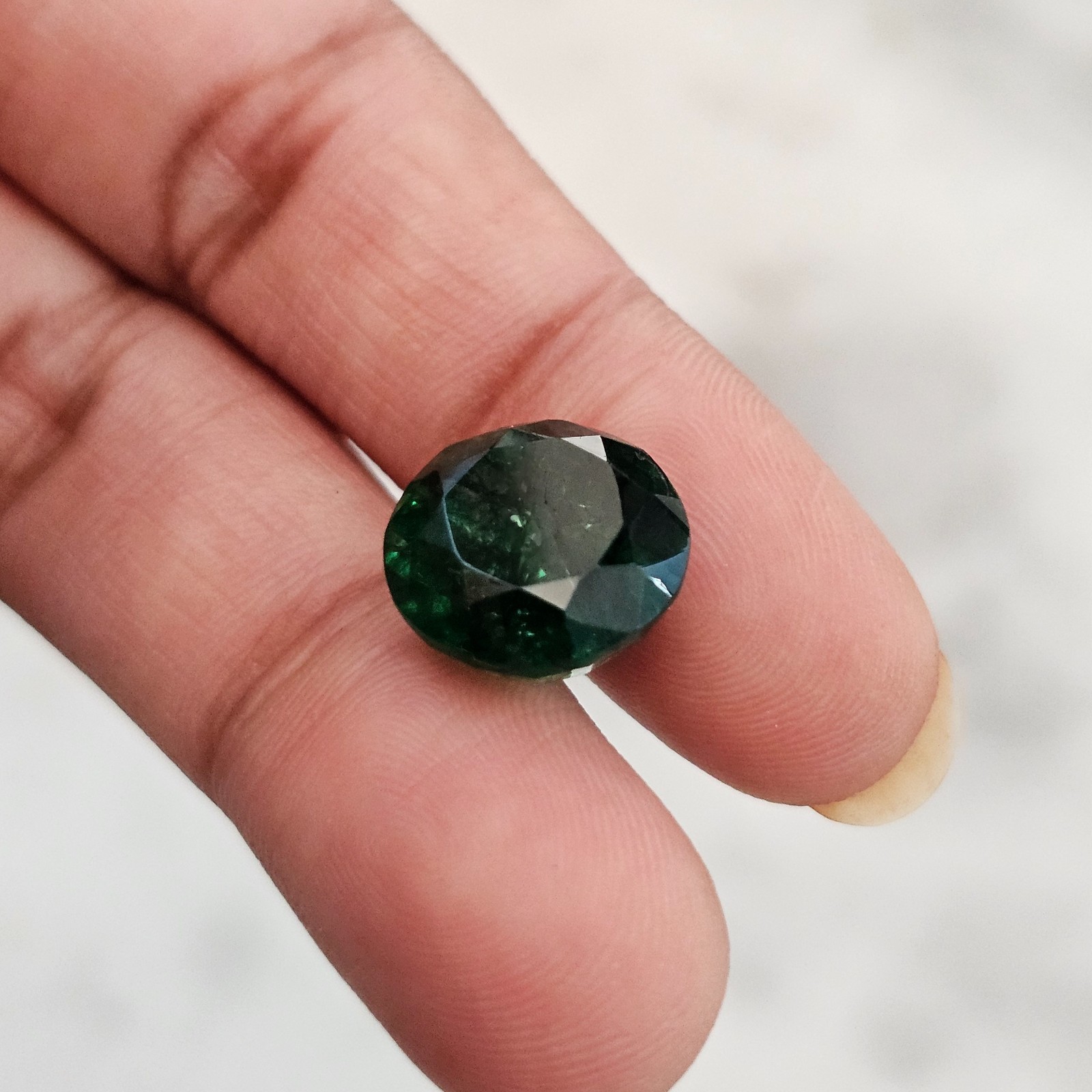 2PCS 10.15 to 10.15Ct Colombian Green Emerald Round Cut Loose Gemstone AAA