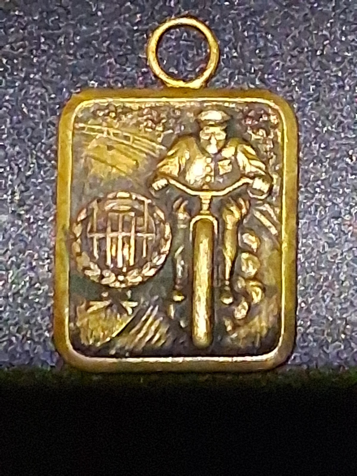 1st Yr. JACK PINE RUN Brass Fob Award Lansin MI. 1923 Pre J.P.R. PERFECT SCORE!!