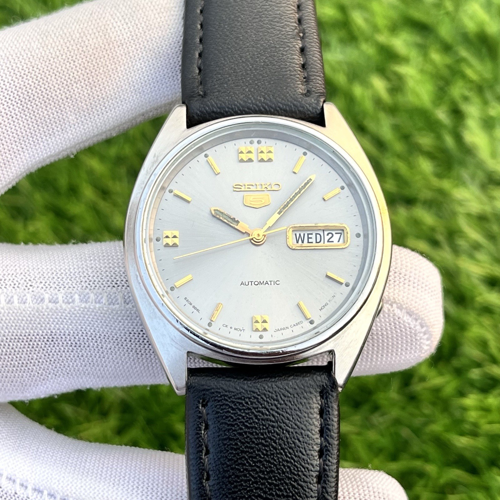Vintage Seiko 5 Dress Formal Automatic Japan Made Men’s Watch Cal 6309