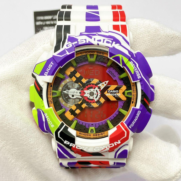 Neon Genesis Evangelion & Casio G-Shock Collaborated New Watch GA-110EVA30-7AJR