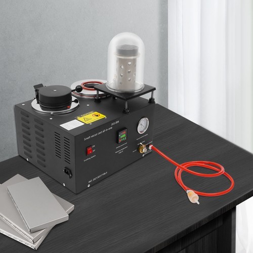 2KG Jewelry Lost Wax Cast Combination Vacuum Casting Melting Machine 1/3 HP 4CFM