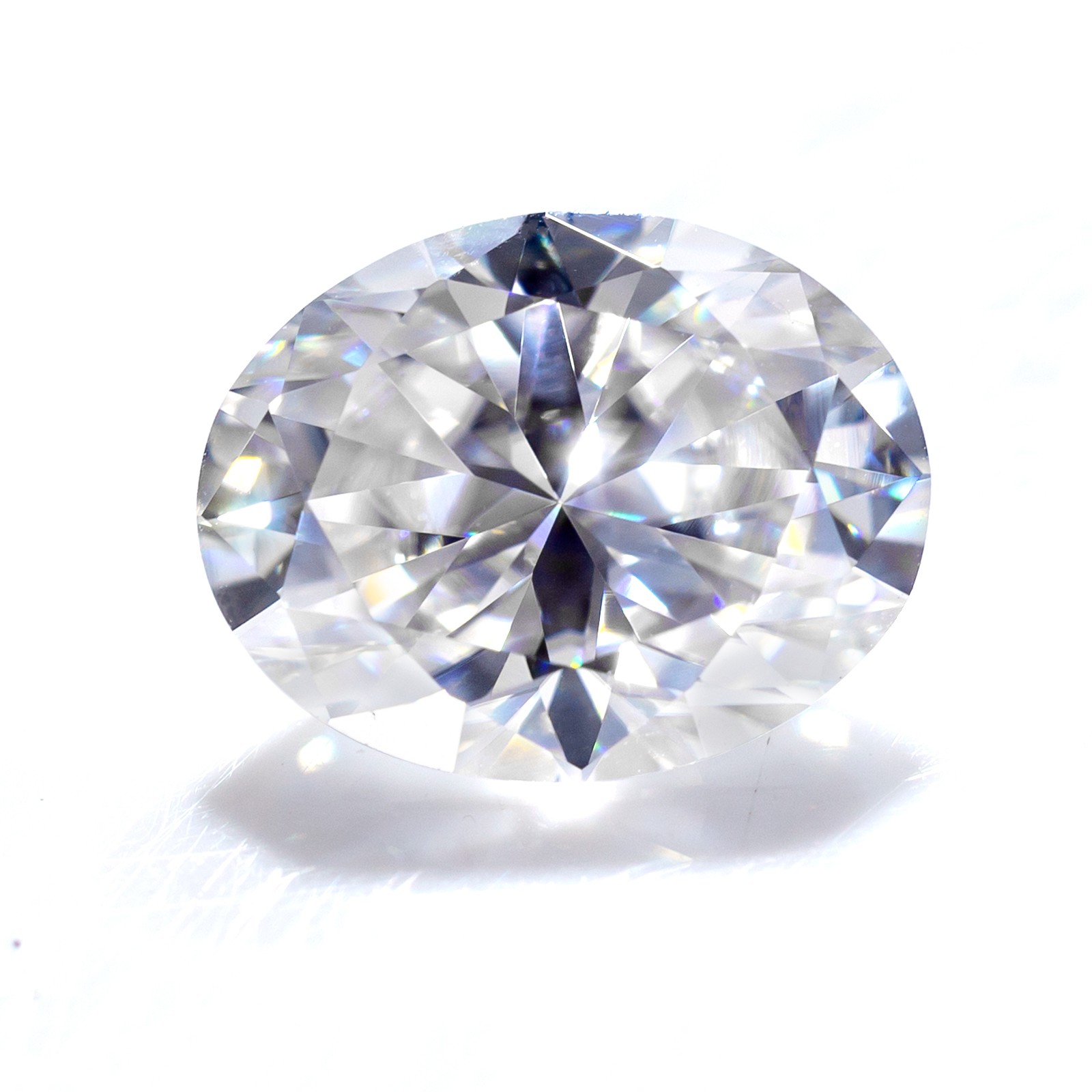 Oval Cut D Color Loose Moissanite Stone Certificate for Jewelry