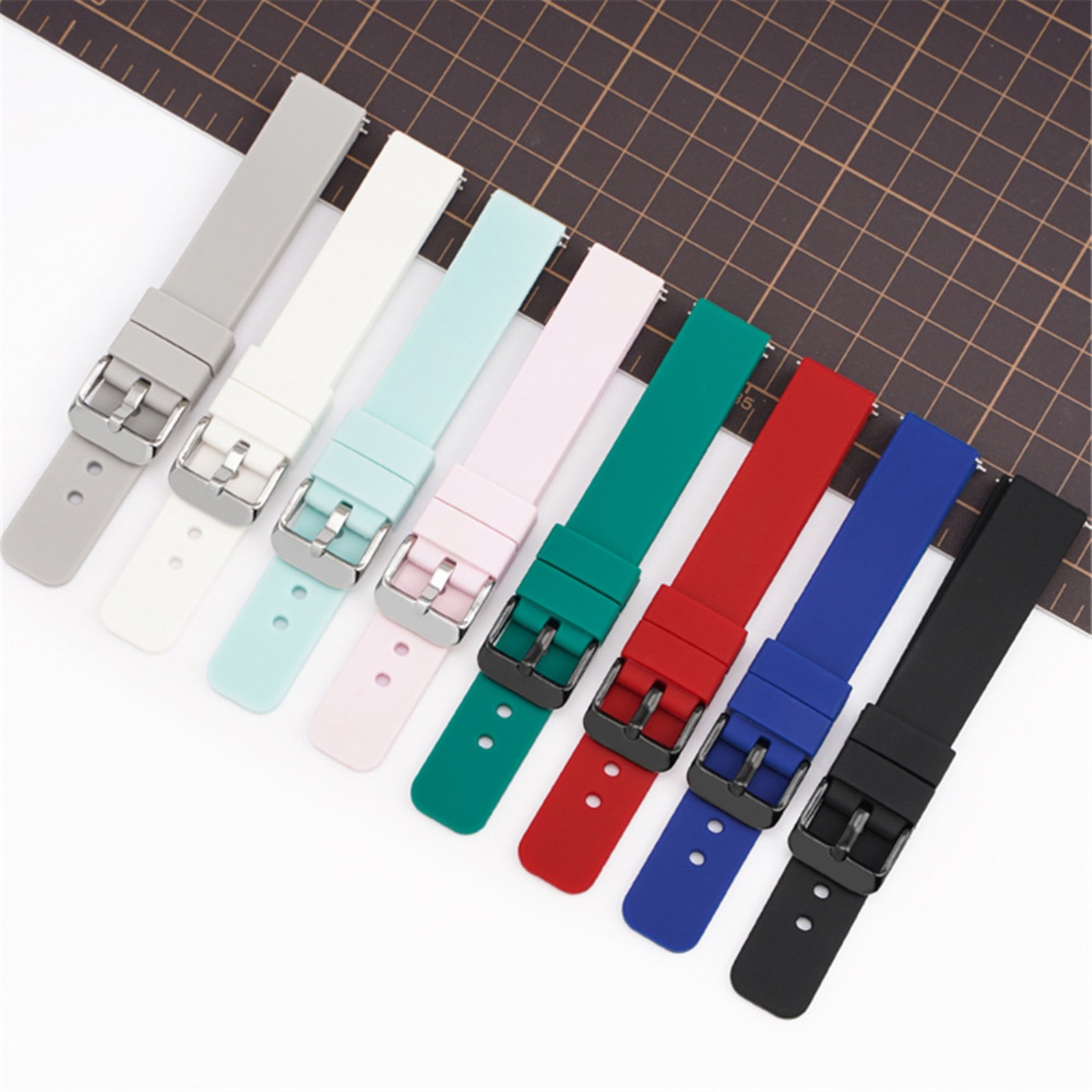 Silicone Watch Band 10mm ….. 15mm 16mm 18mm 19mm 20mm 21mm 22mm 24mm Strap