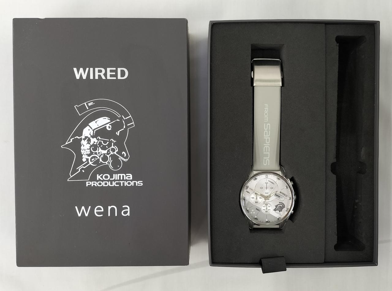 WIRED x Kojima Production wena Collab Limited Watch AGAT730 Quartz 5 BAR