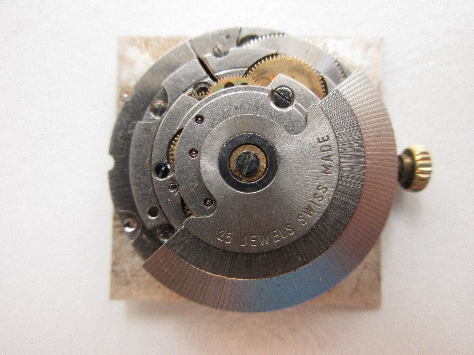 ETA cal. 2782 Swiss automatic watch movement & dial – white date at 3 – running