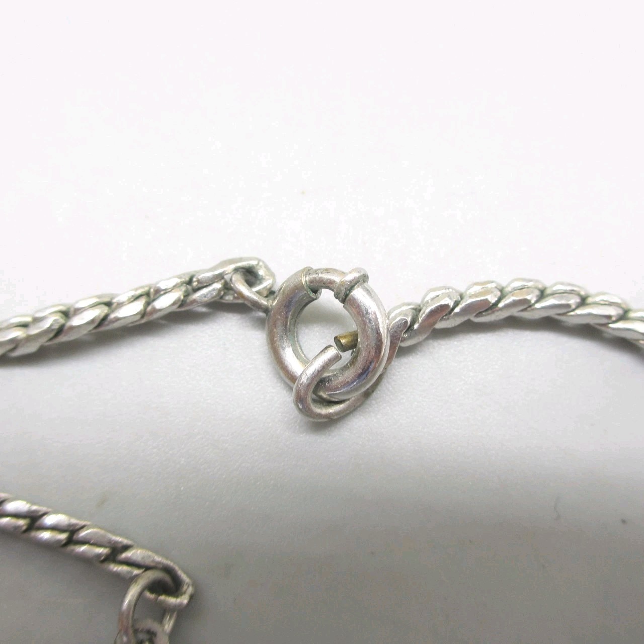 Vintage Rhinestone Necklace Dangles Sparkly 15 Inch