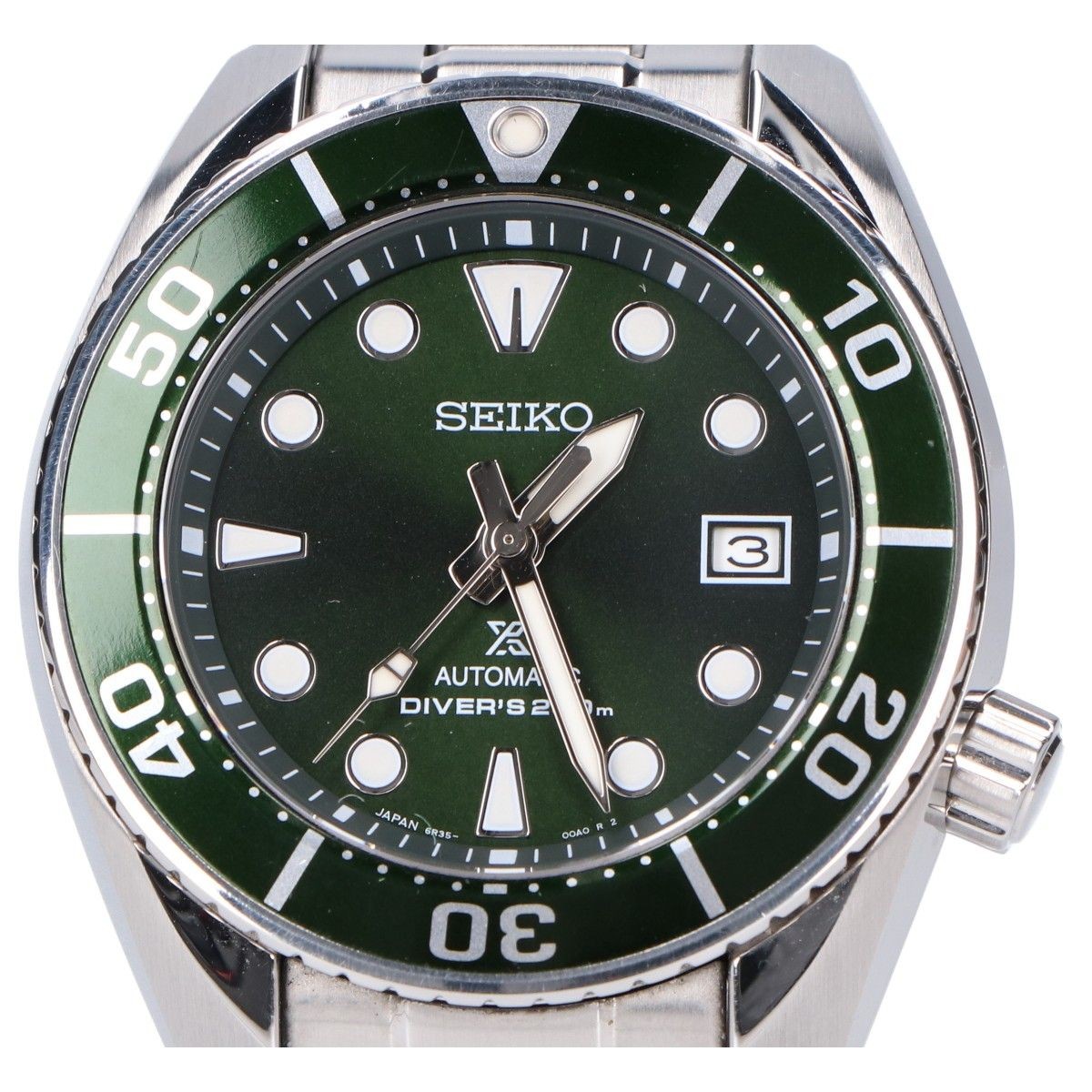 Seiko Prospex SBDC081 Diver’s 200m Automatic Green Dial Stainless Steel