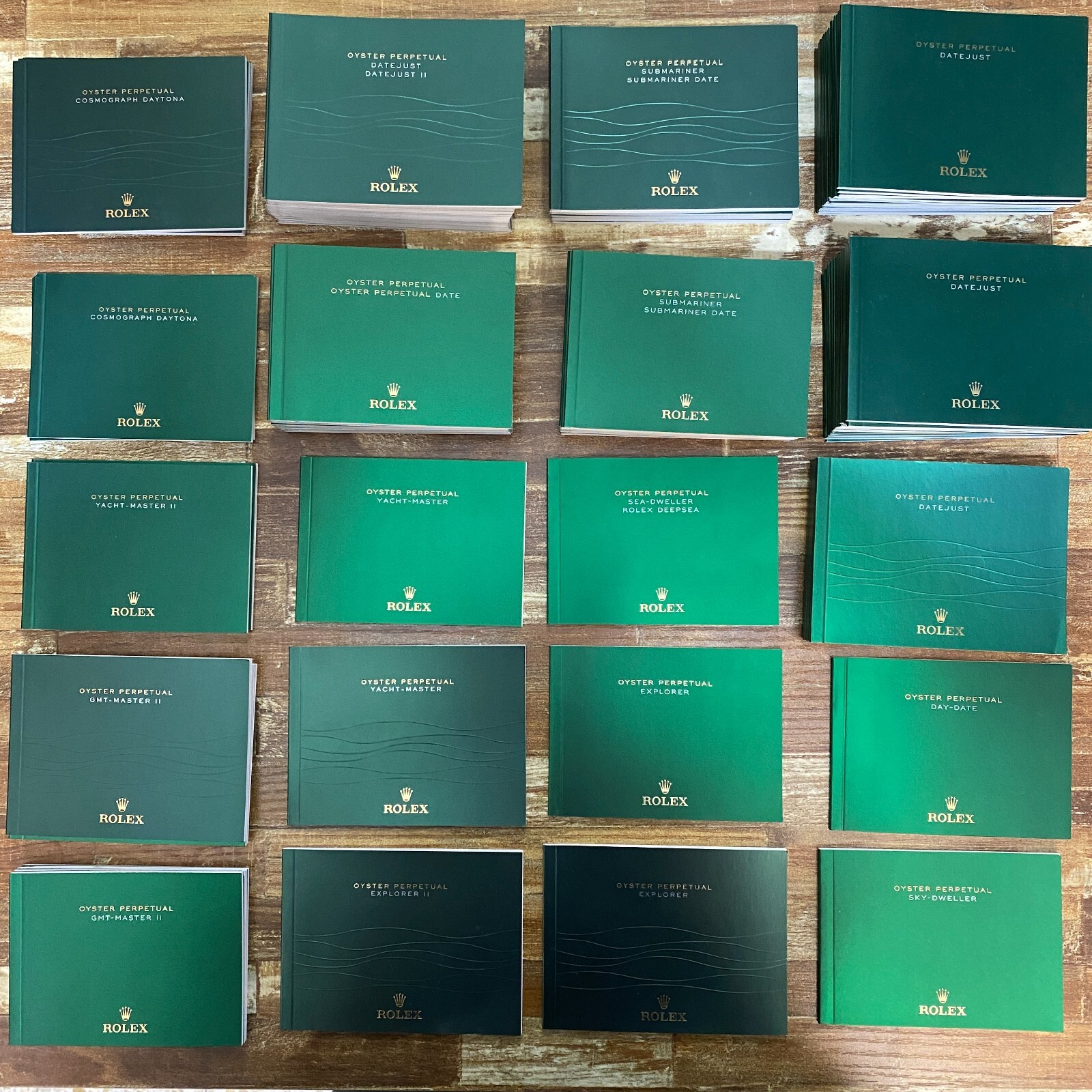 Rolex Green Booklet User Manual Many Models English French Italian German