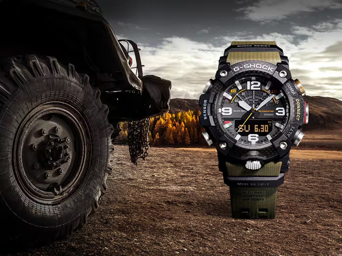 Casio G-Shock MUDMASTER Carbon Core Mud-Resistant Outdoors Mens Watch GGB100-1A3