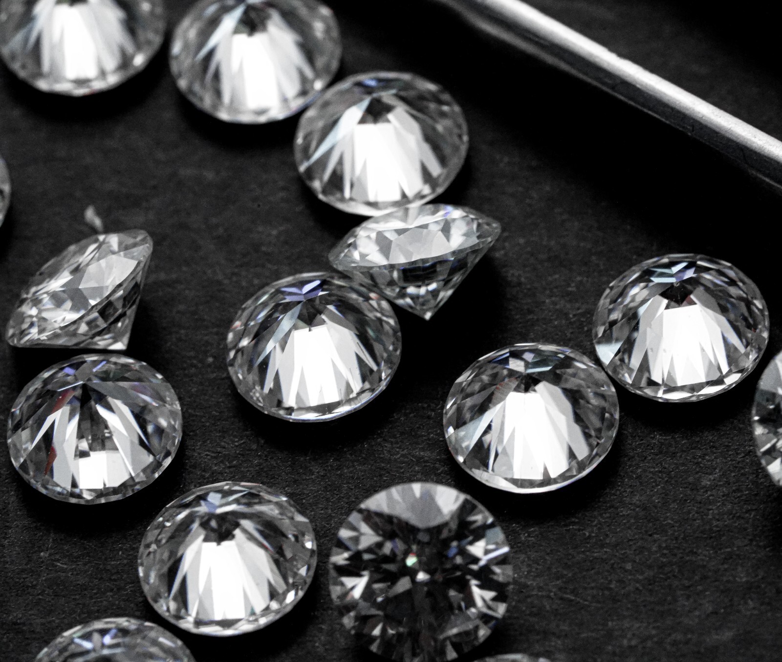 VVS1/D LAB Grown Diamond CVD Loose Diamond Round Cut 0.90MM Polished 250 Pcs 1ct