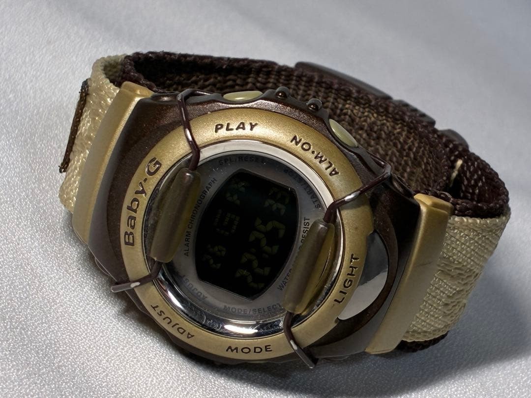 CASIO Baby-G BGM-115GT (Battery replaced, inverted LCD)