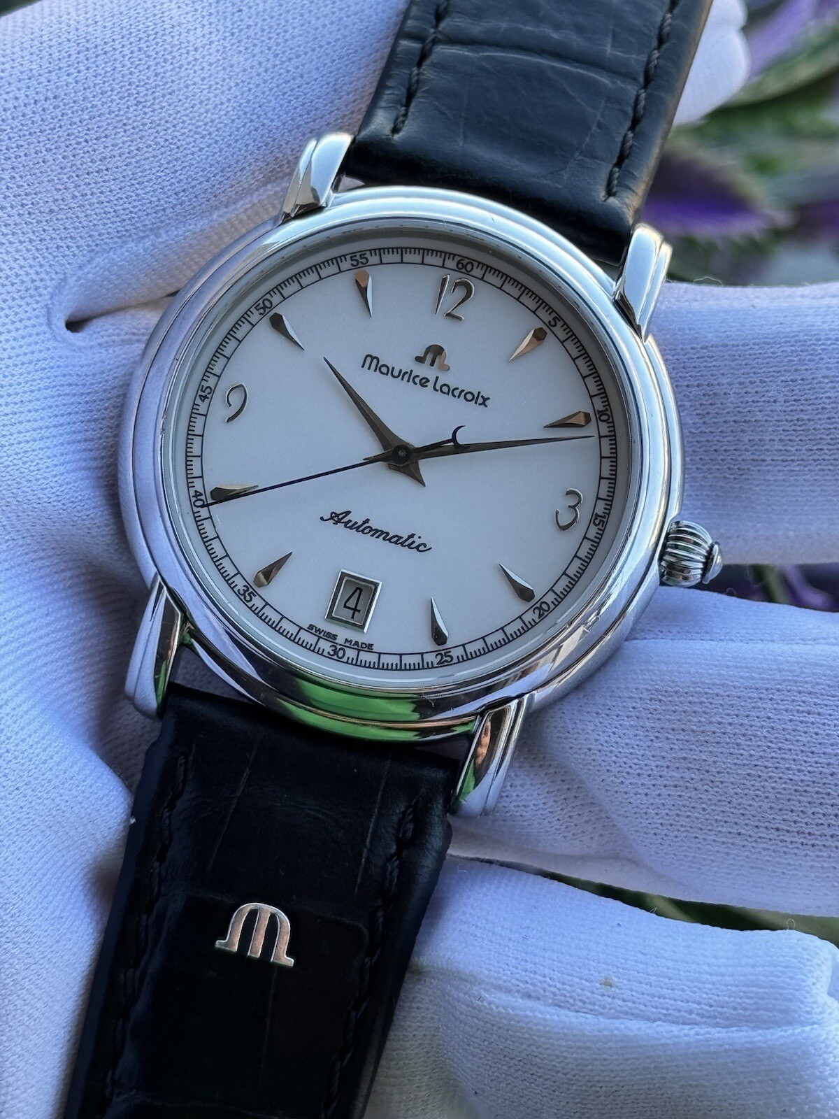 Maurice Lacroix Pontos Date Watch Automatic Mens 38mm Swiss Made 68775