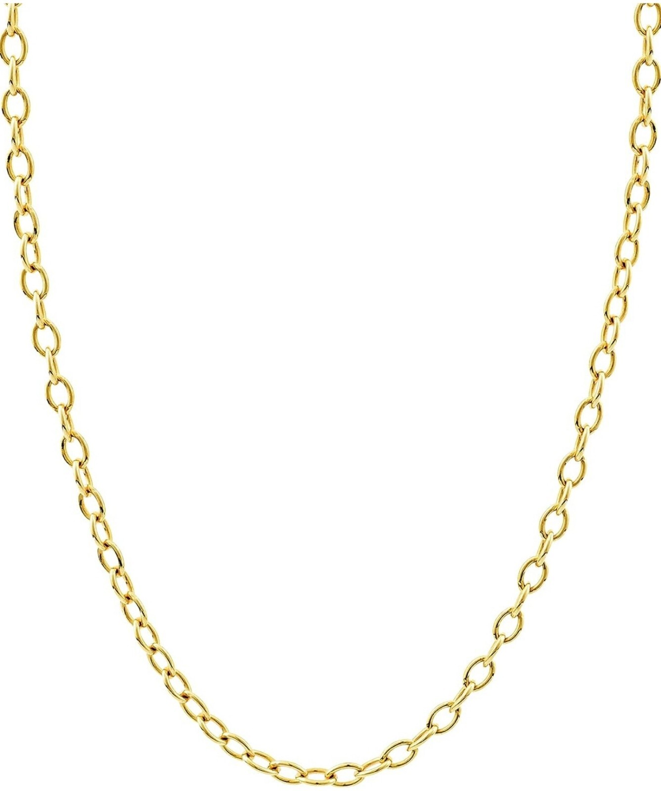 Jewelry Atelier Gold Chain Necklace -14K Solid Yellow Gold Filled 16″ L 2.7mm W