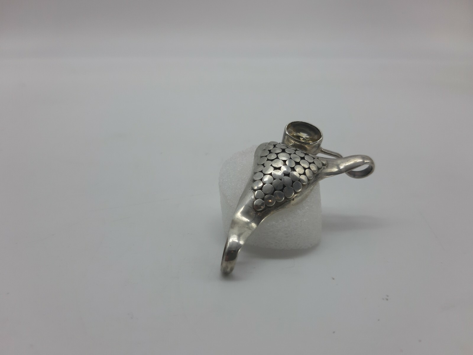 Pendant, Figure, Candle, Stylized Symbol, AG 925, PL08BCT, The Arcanum