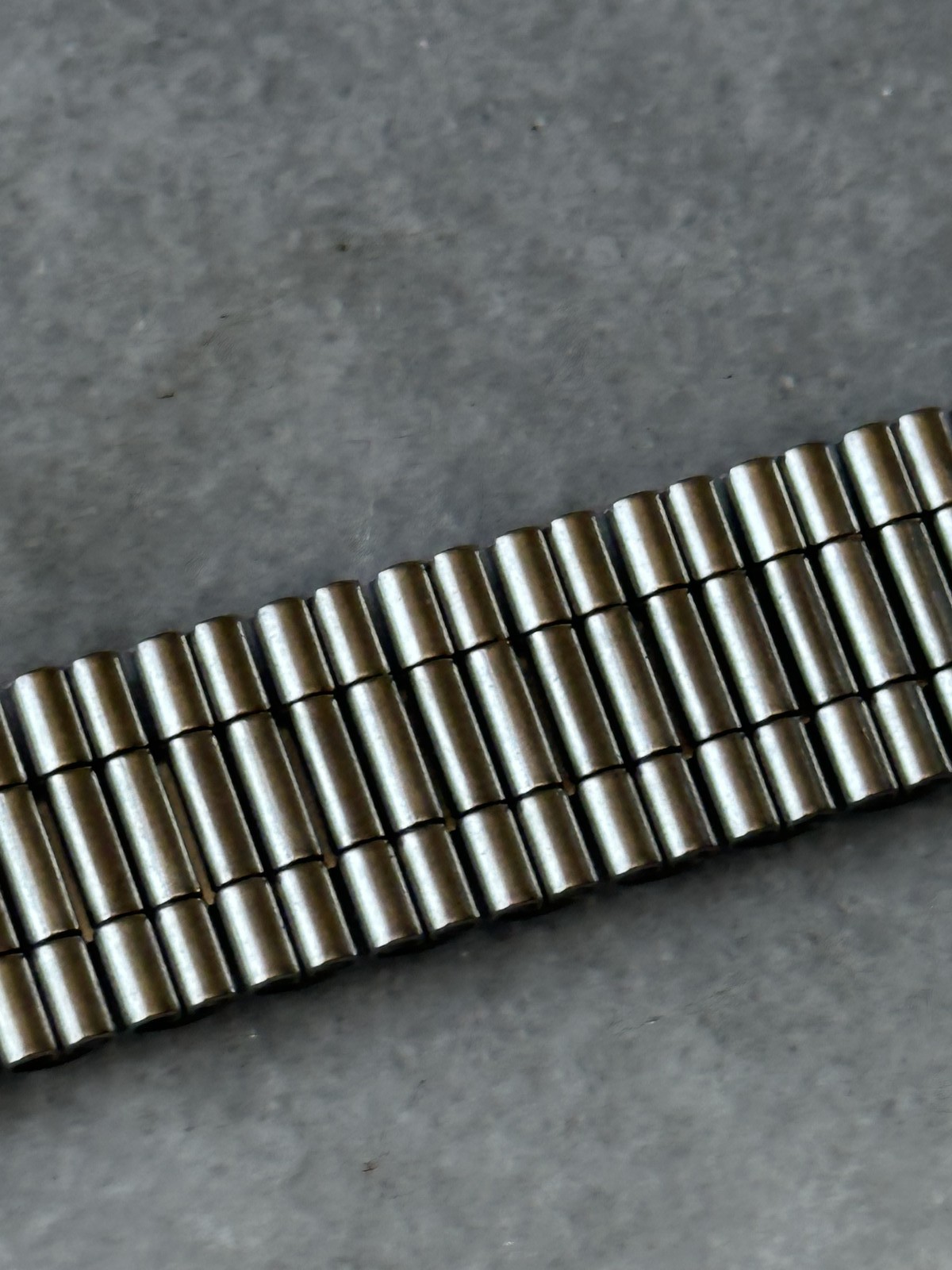 Bracelet de montre vintage en acier inoxydable de style jubilé