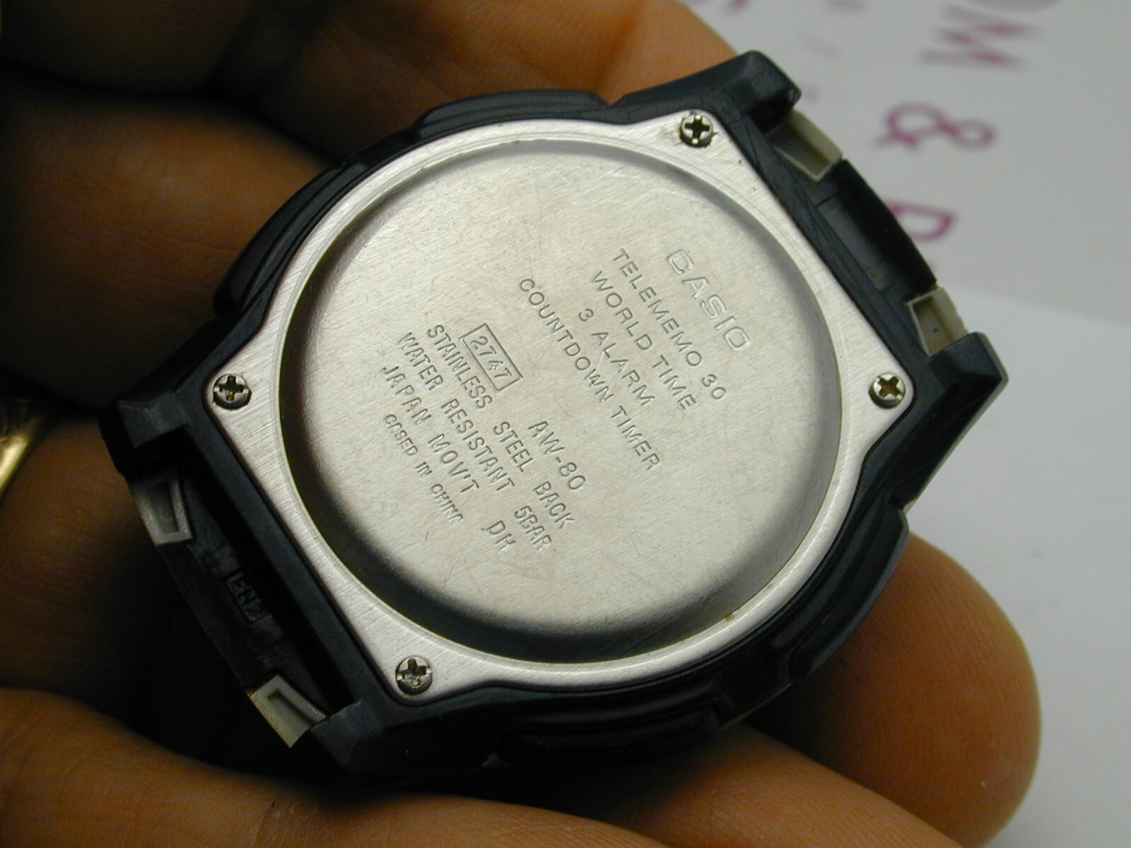 CASIO 2747 AW-80 AS PICTURED, RUNNING