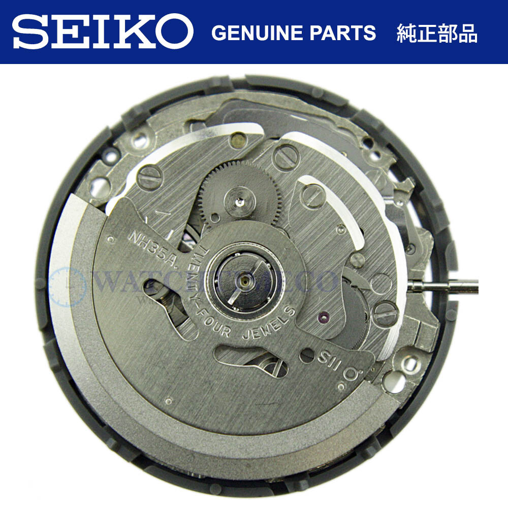 GENUINE Seiko SII NH35 NH35A Automatic Watch Movement White Date Wheel