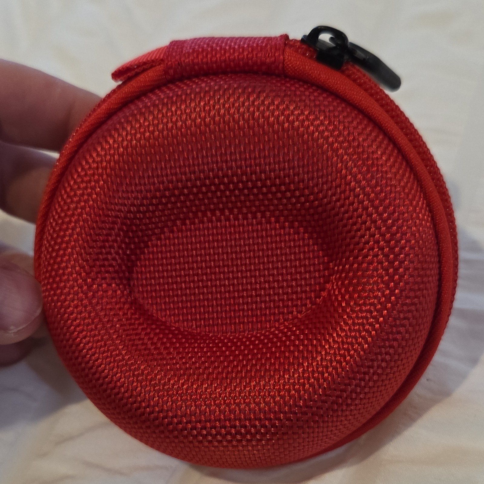 Invicta Red Black Fabric Travel Pouch for 1-3 Watches
