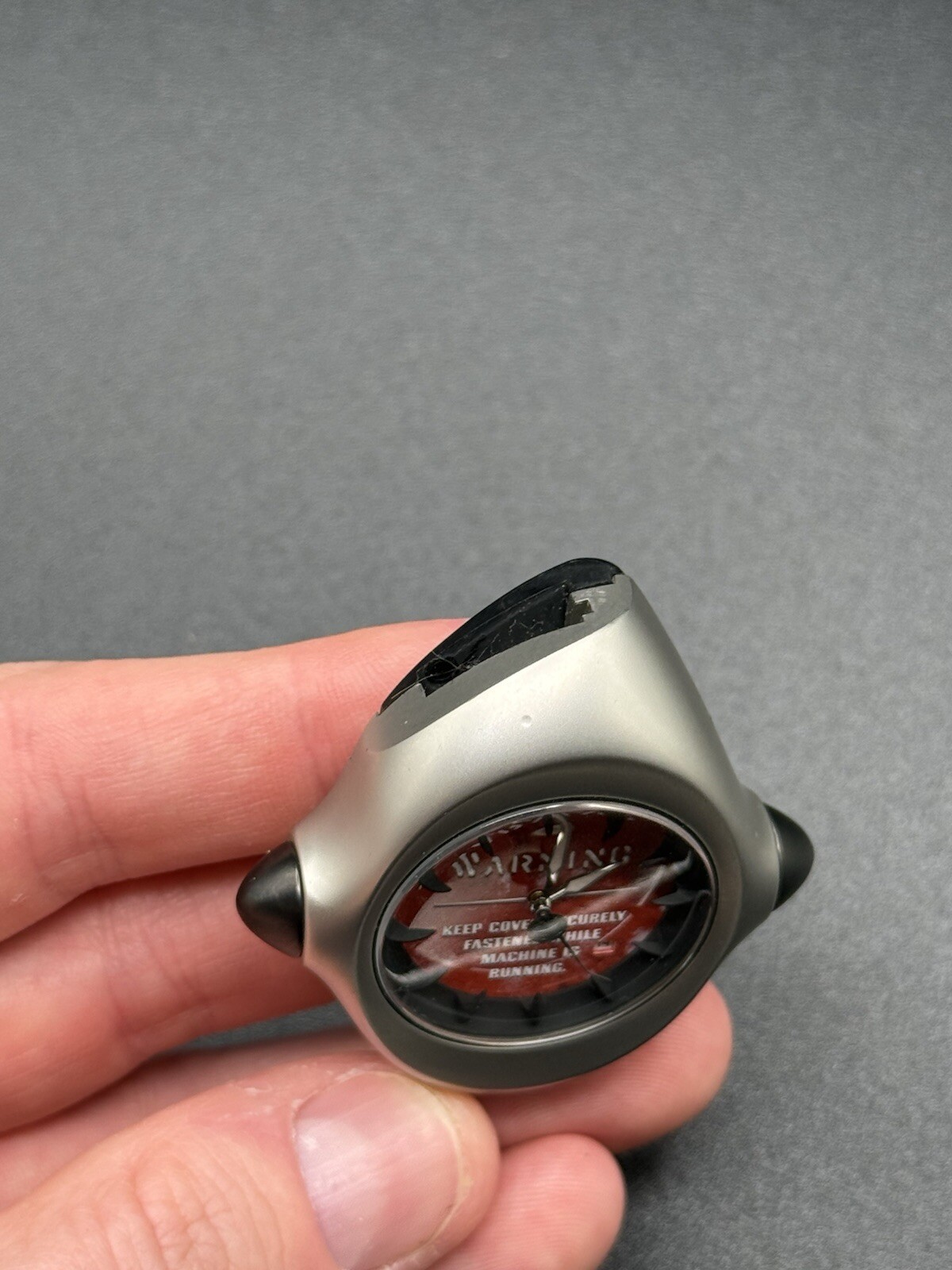 Oakley Crush “Warning” Red Dial Watch (New Condition/No Band)