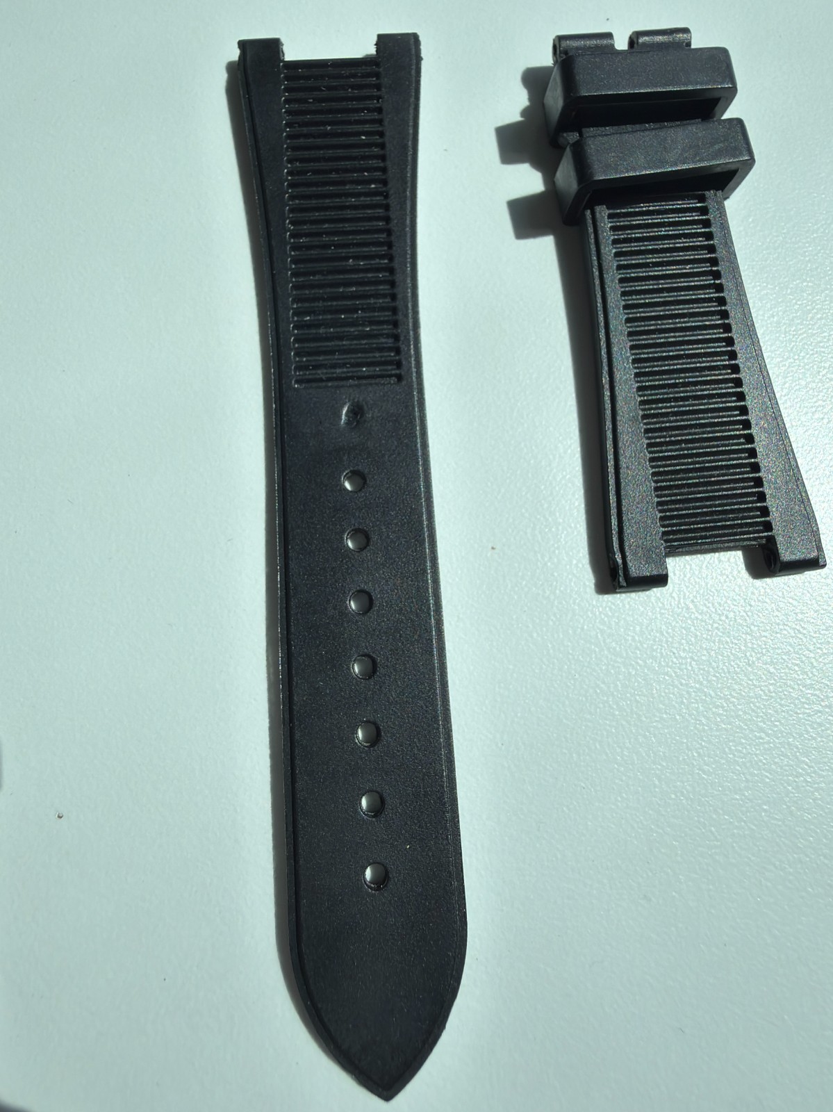 OEM Black Rubber Strap for Patek Philippe Nautilus 5711 RG/WG