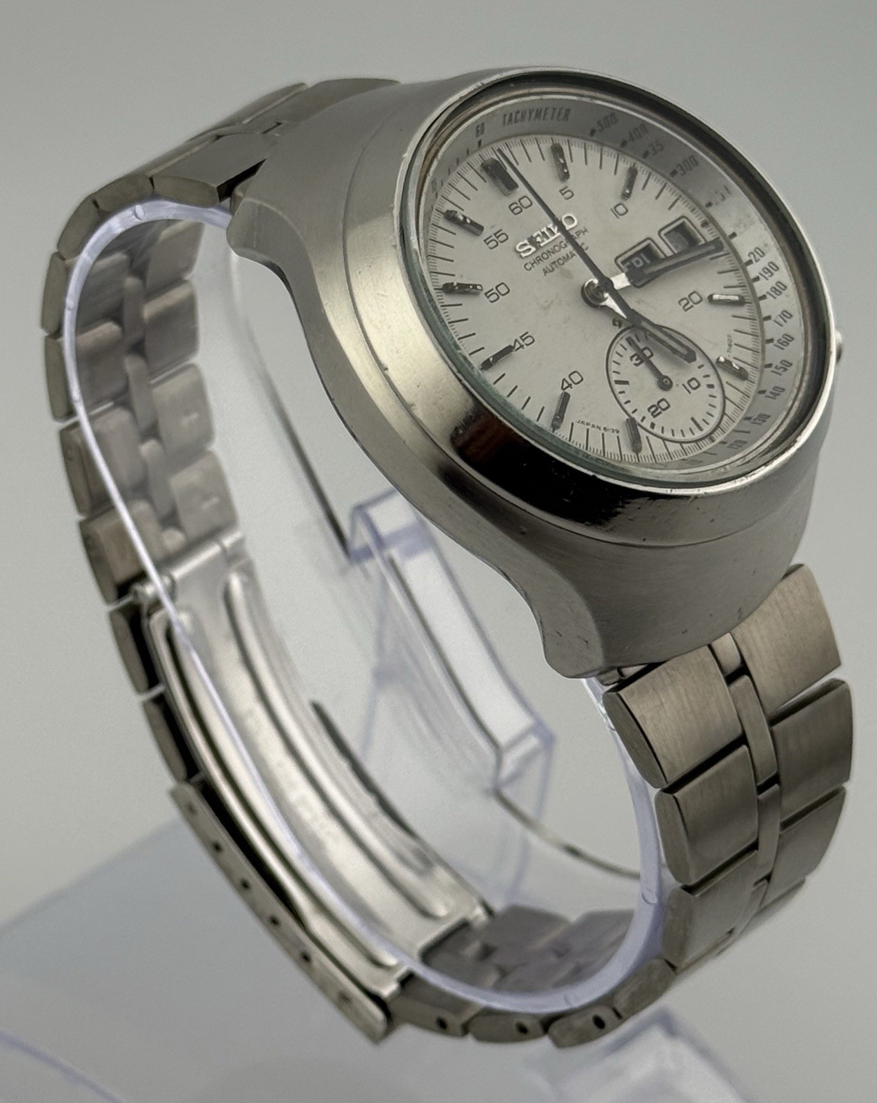 SEIKO 6139-7100 Helmet Watch•Automatic Chronograph•All Functions work properly•