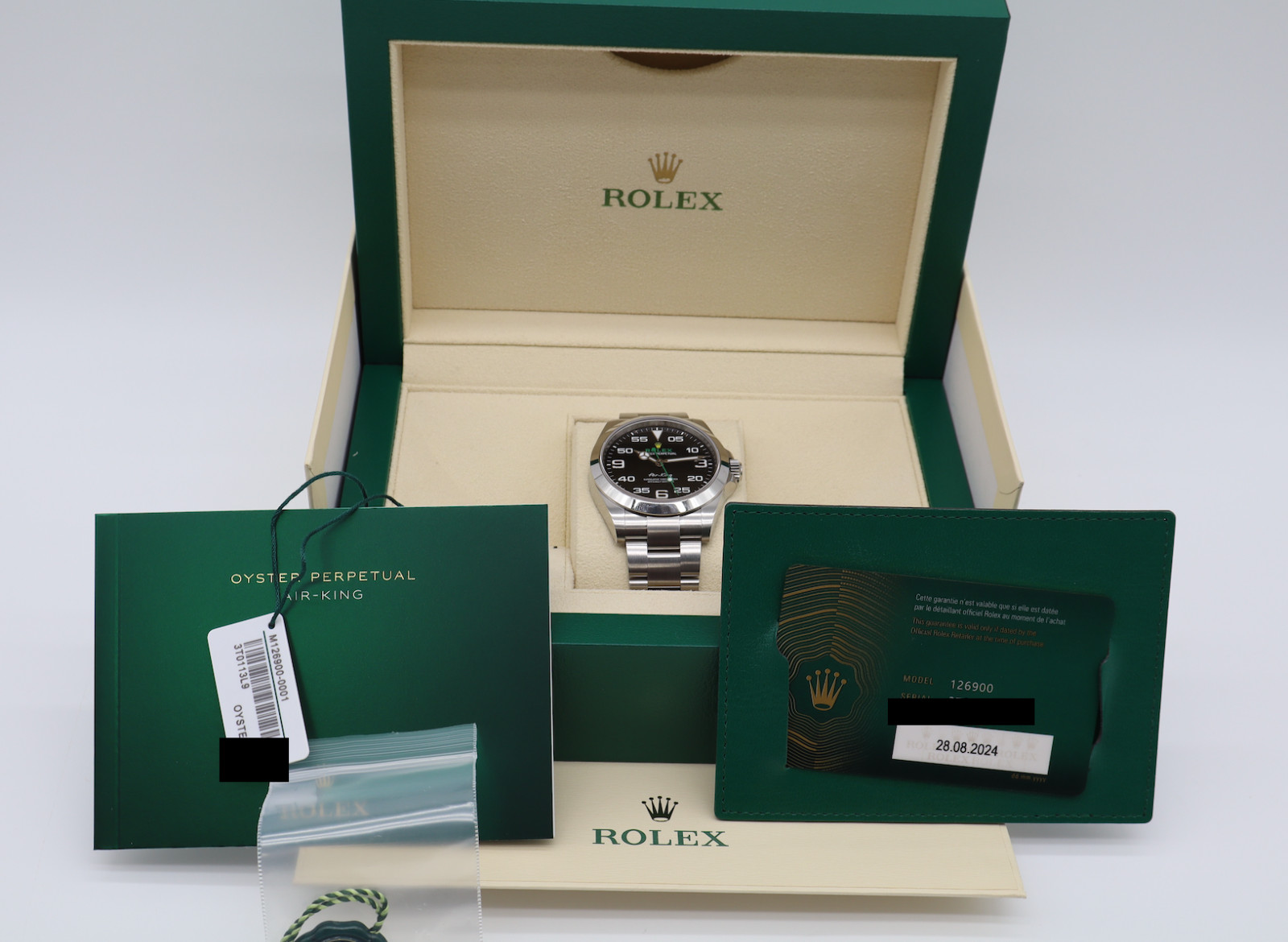 Rolex Oyster Perpetual Air-King 126900 Steel Oyster Bracelet