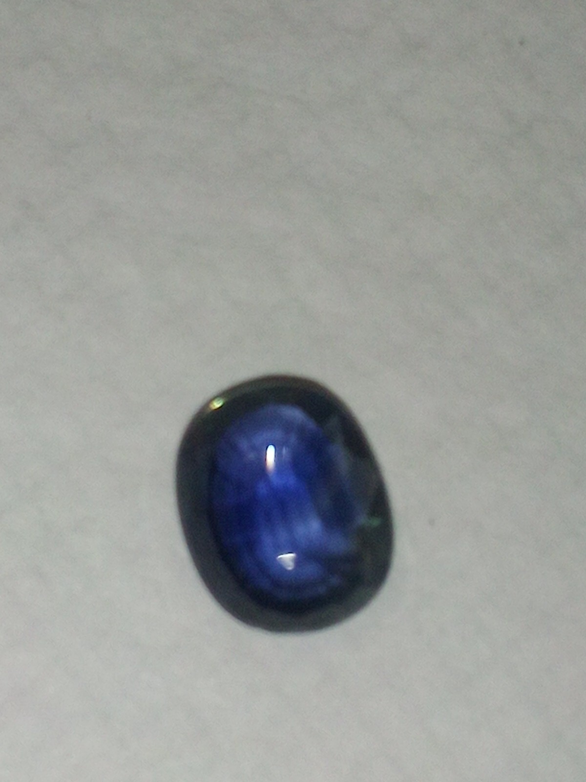 Blue Sapphire 1.36ct Madagascar Oval cut VS clarity deep saturation of color
