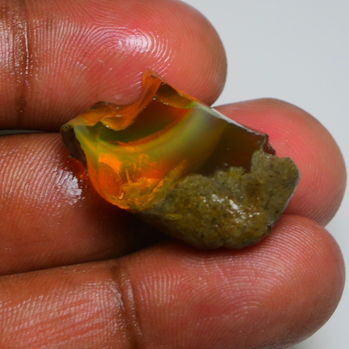 Opal Rough 25.20 Ct Natural Ethiopian Raw, Crystal Opal Specimen, Opal Gemstone