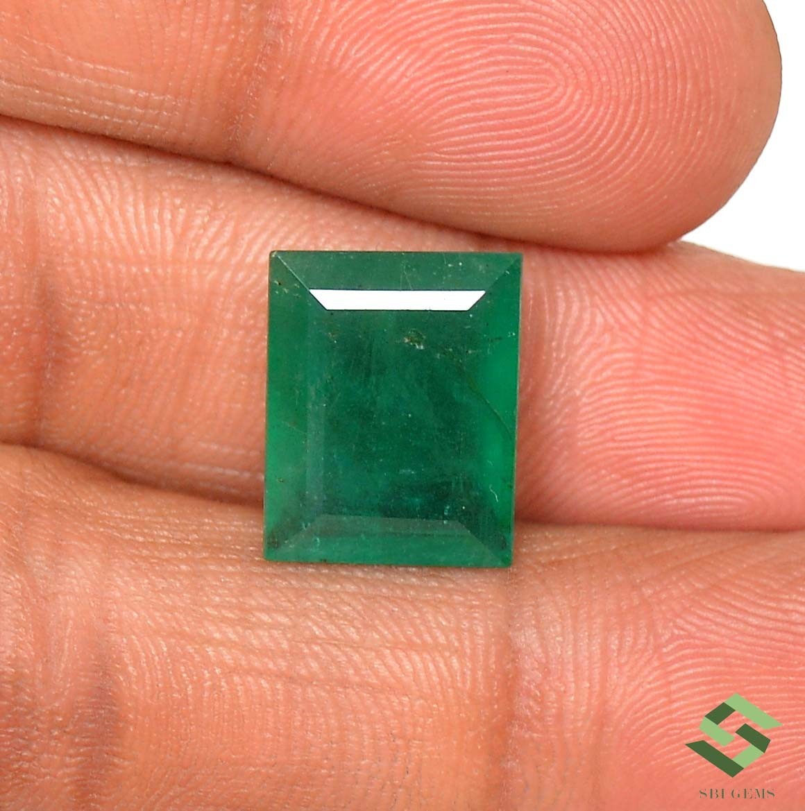 14.80×11.65 mm IGI Certified Natural Emerald Baguette Cut 9.93CTS Loose Gemstone
