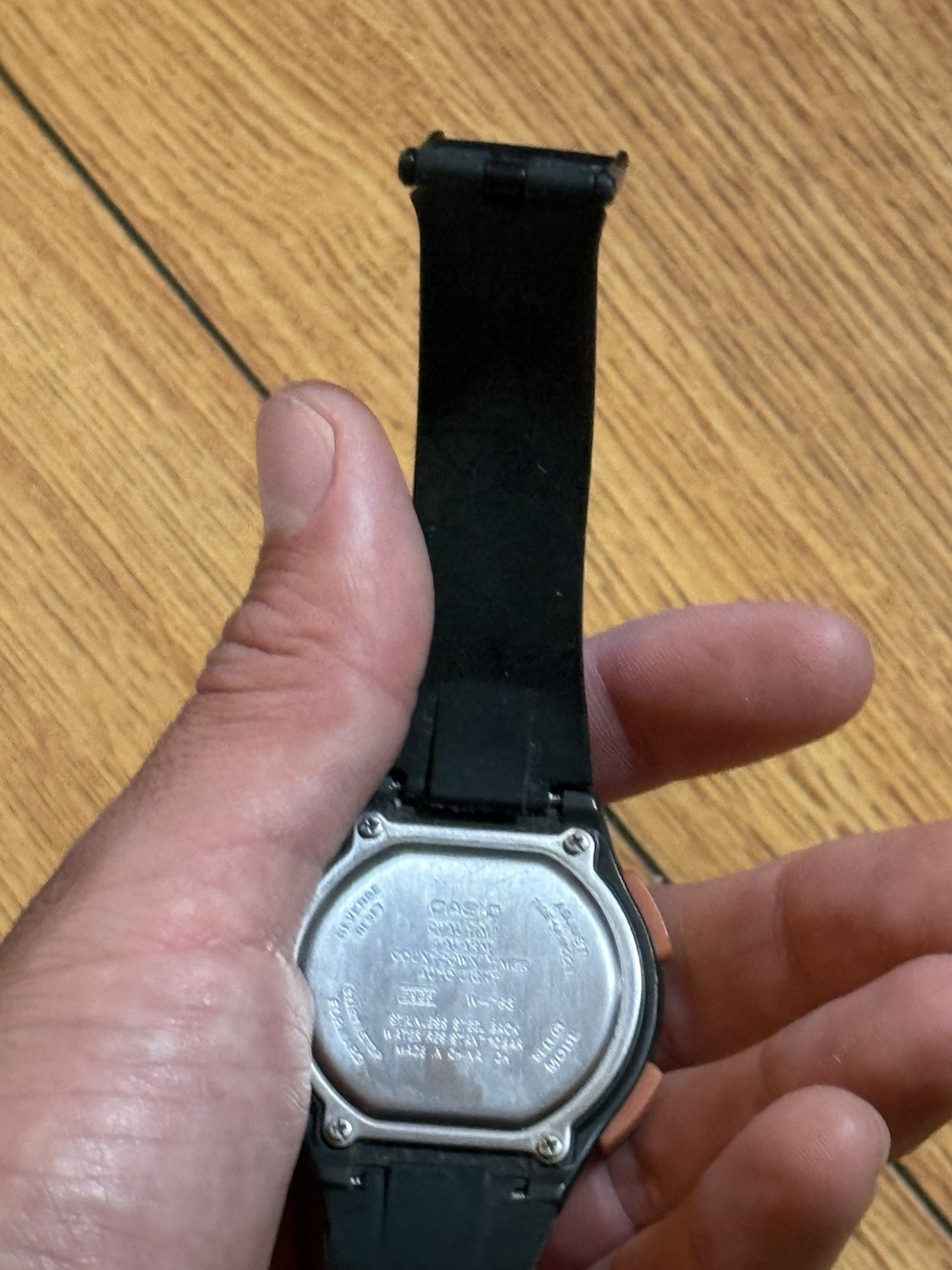 Casio W-753 Quartz Digital Sport Watch Tide Graph Dual Time Alarm 100m Black