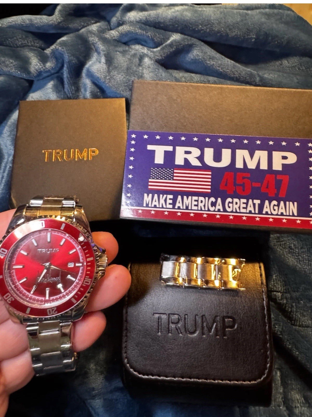 TRUMP VICTORY – Fight Fight Fight – RED BEAUTY – COMMEMORATIVE WATCH