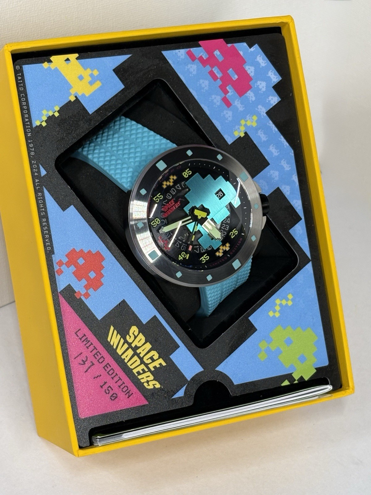 Nubeo Cassini Space Invaders Automatic LE#137 50mm Box & Papers