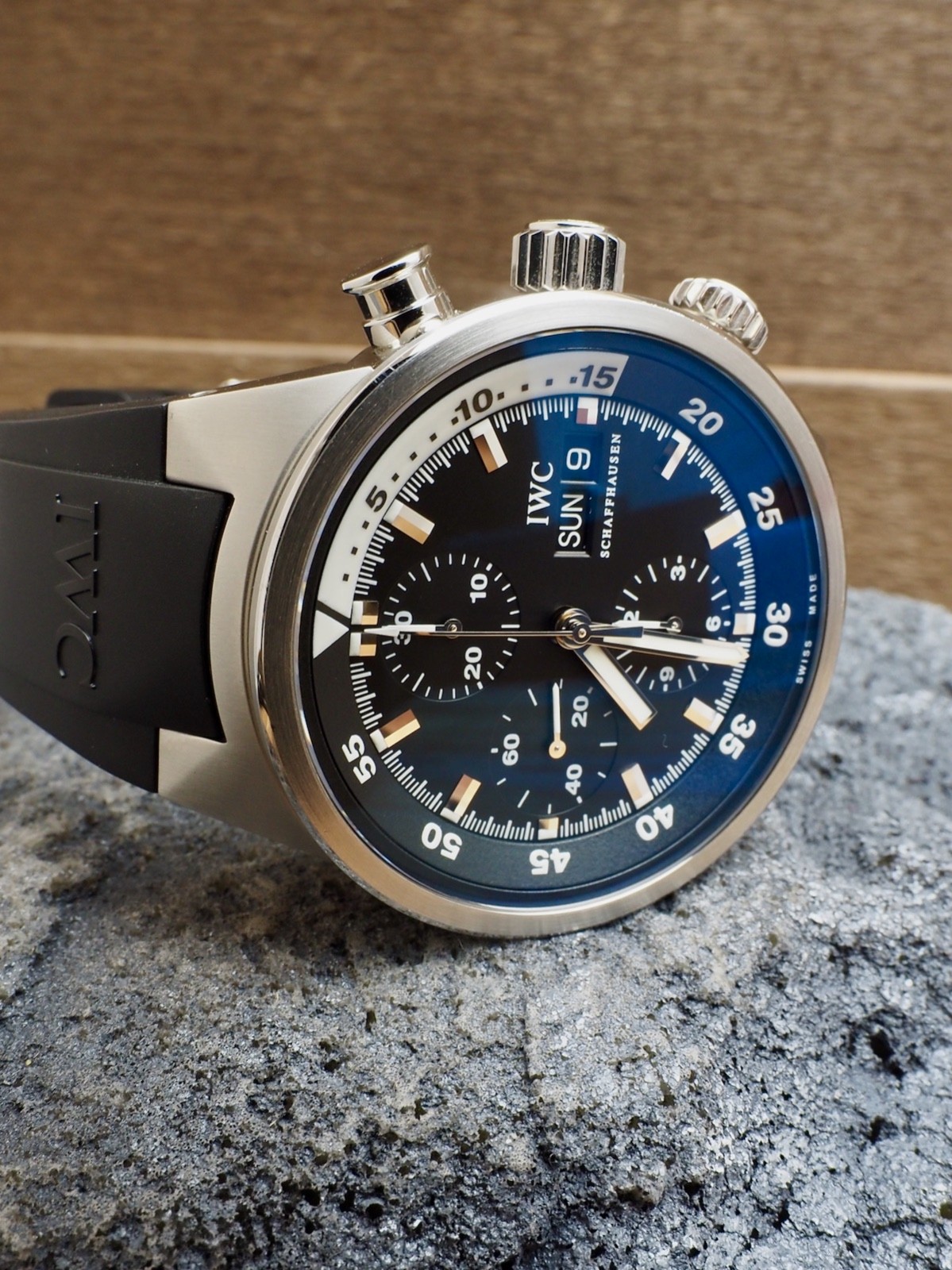 IWC Aquatimer Original Chronograph 99% LNIB (Unpolished) RARE Condition IW371933