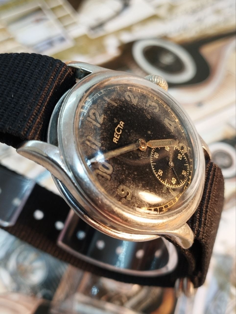 Military watch Recta 40s