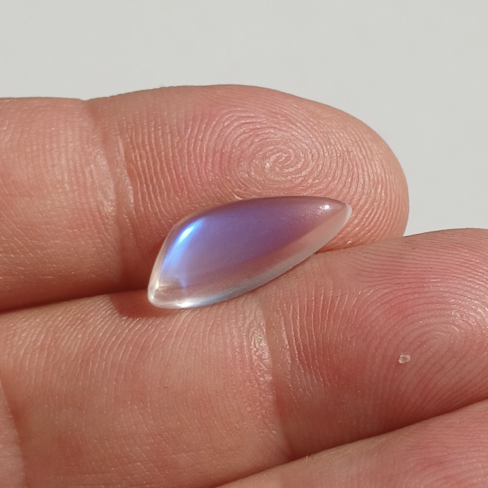 Loose Moonstone, Unique Designer Cabochon, 5.4 CT – 17.4 mm x 7.3 mm x 6.2 mm